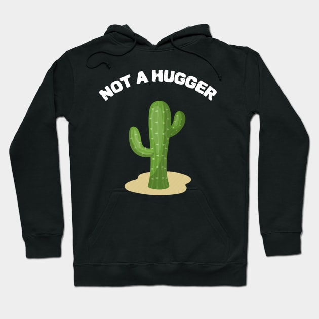 Not a Hugger Hoodie by mikepod